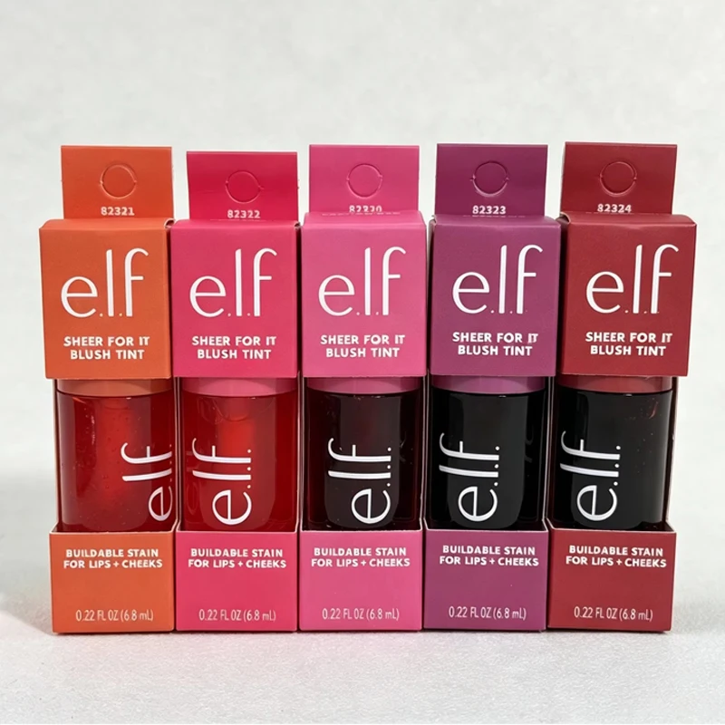 New ELF Liquid Blush Blusher Natural Moisturizing Lasting Brighten Facial Contour Rouge Tint Shapes Facial Contours Daily Makeup