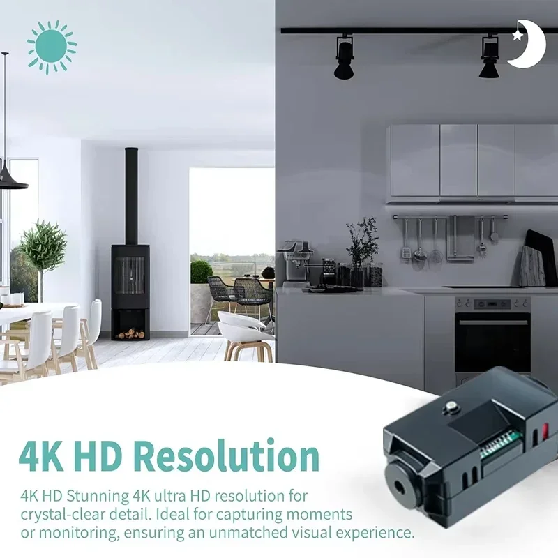 New 4K Mini Wireless Surveillance Camera Infrared Night Vision Motion Detection Lightweight Portable Smart Home Security Cam