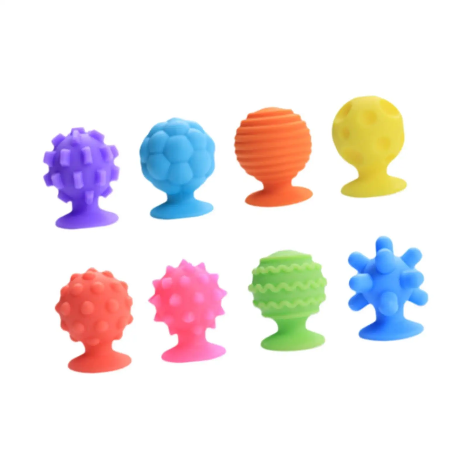 Sensory Fidget Suction Toys for Kids Bulk Silicone Novelty Stress Relief Calm Down Classroom Reward Goodie Bag Stocking Stuffer