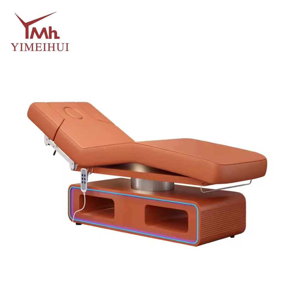 

4 Motor Electric Massage Eyelash Extension Bed for Salons Adjustable Facial Cosmetic Beauty Equipment