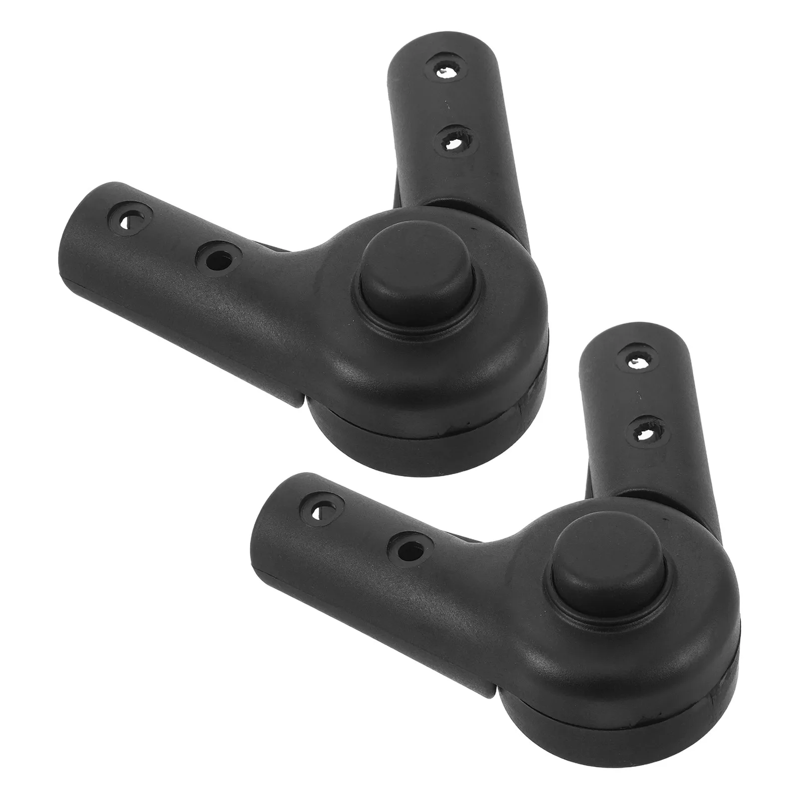 

2 комплекта сменных соединителей для складной коляски, прочные пластиковые коннекторы для ручки коляски, простая установка, регулируемая высота, складные.