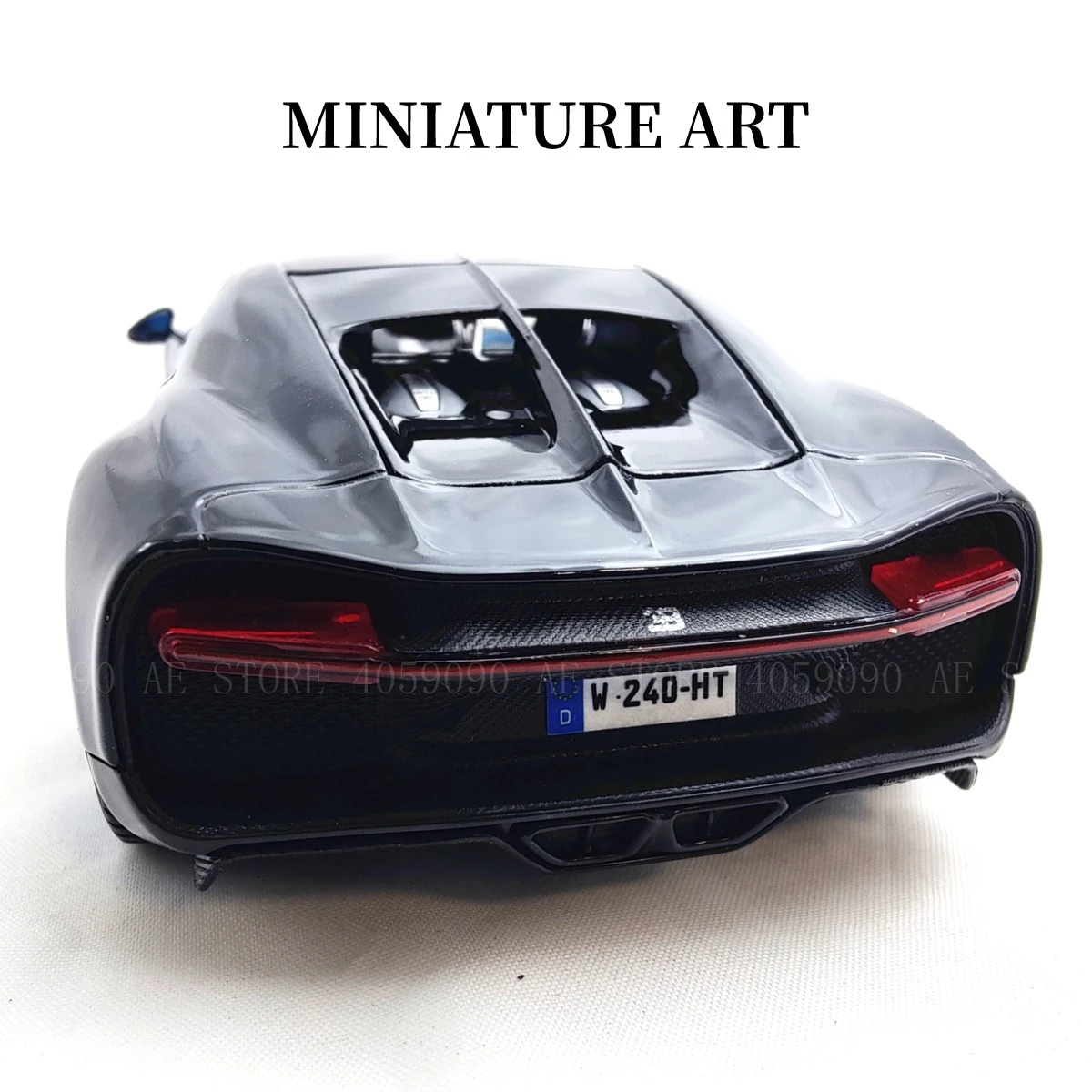 1:24 Bugatti Chiron 42s Limited Edition Car Model Replica Interior Decorative Scale Miniature Art Collection Gift Boy Toy