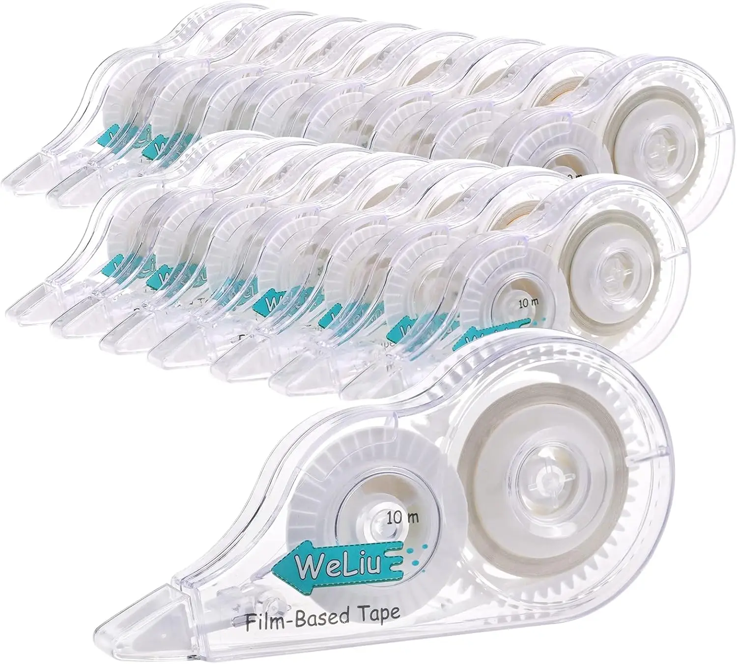

Correction Tape, White, 16-Pack, 32.8 ft Each, Film-Based, Tear-Resistant, Mess-Free