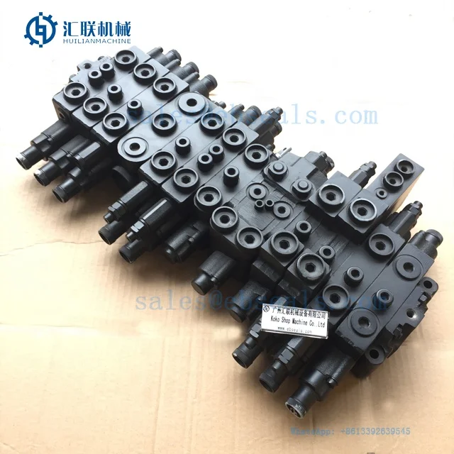 Robex 60-7 R60-7 Excavator Main Control Valve for R60LC-7 Digger Hydraulic Distributor 31M8-18110 R55-7 Spare Parts