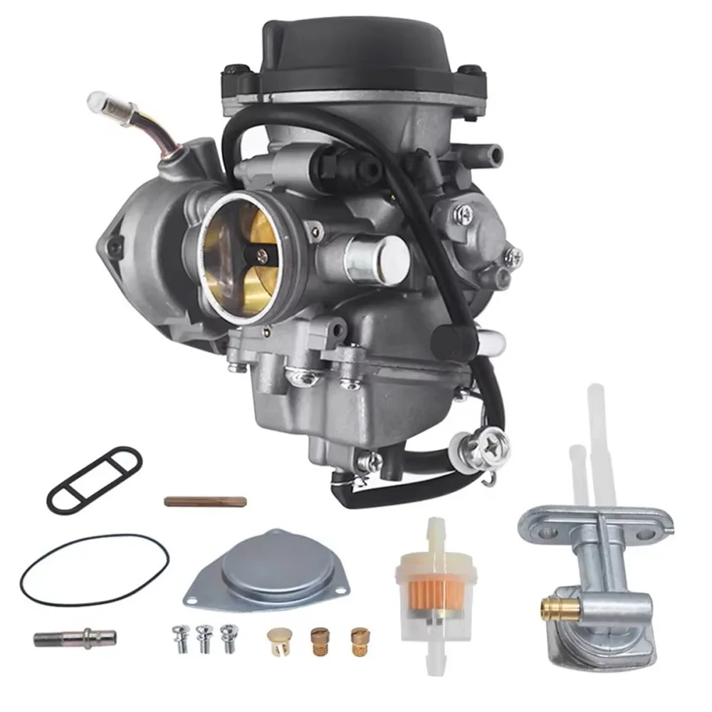 Carburetor fit for SUZUKI LTZ400 LTZ 400 QUAD ATV WITH FUEL VALVE PETCOCK 03-07