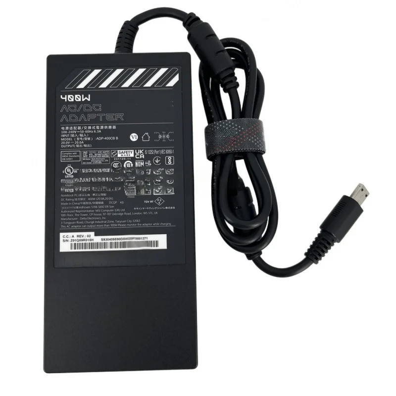 LL Original  FOR MSI 400W Power Adapter Titan 18 HX A2XWIG-442US A2XWJG-440US Charger