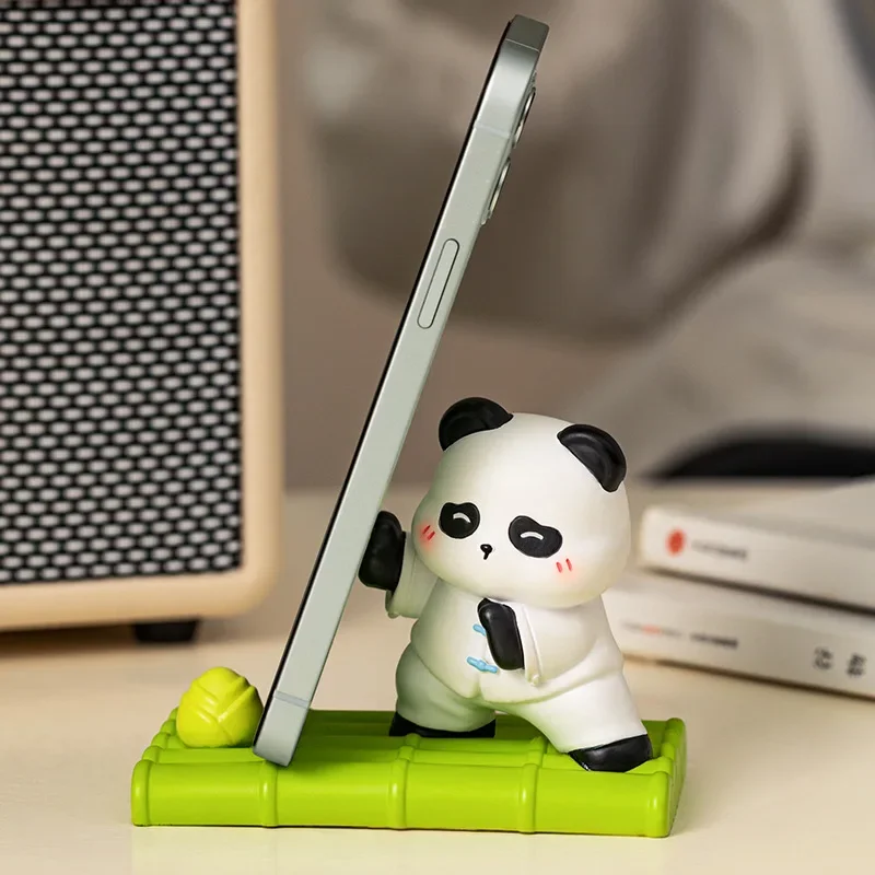 

Cartoon Kung Fu Panda Tablet and Phone Holder, Office Home Artifact for a Lazy Desktop Decoration, Girls' Gifts,National Fashion