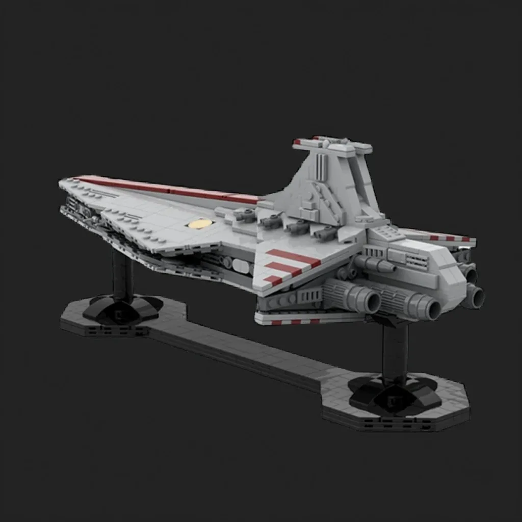 

938pcs MOC Venator-Class Republic Attack Cruiser Star Batter Capital Ship DIY Model Building Blocks Birthday Toys Gift