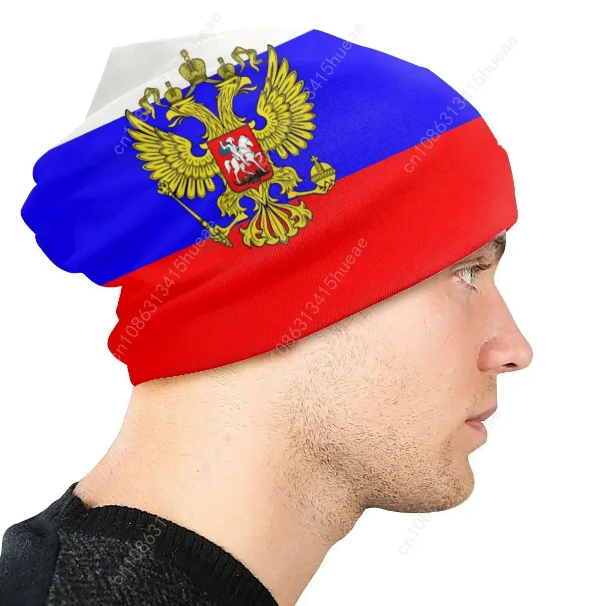 للجنسين شتاء دافئ بونيه فام قبعات منسوجة موضة العلم الروسي قبعة قبعة في الهواء الطلق التزلج بيني قبعات للرجال والنساء
