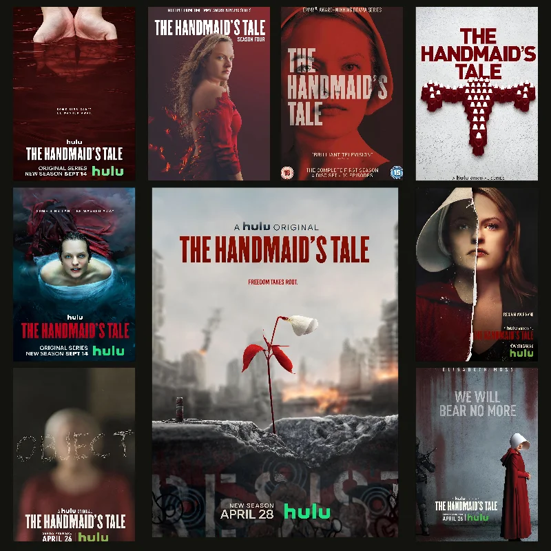 

Movies The Handmaids Tale 1-5 Poster Self-adhesive Art Waterproof Paper Sticker Coffee House Bar Room Wall Decor