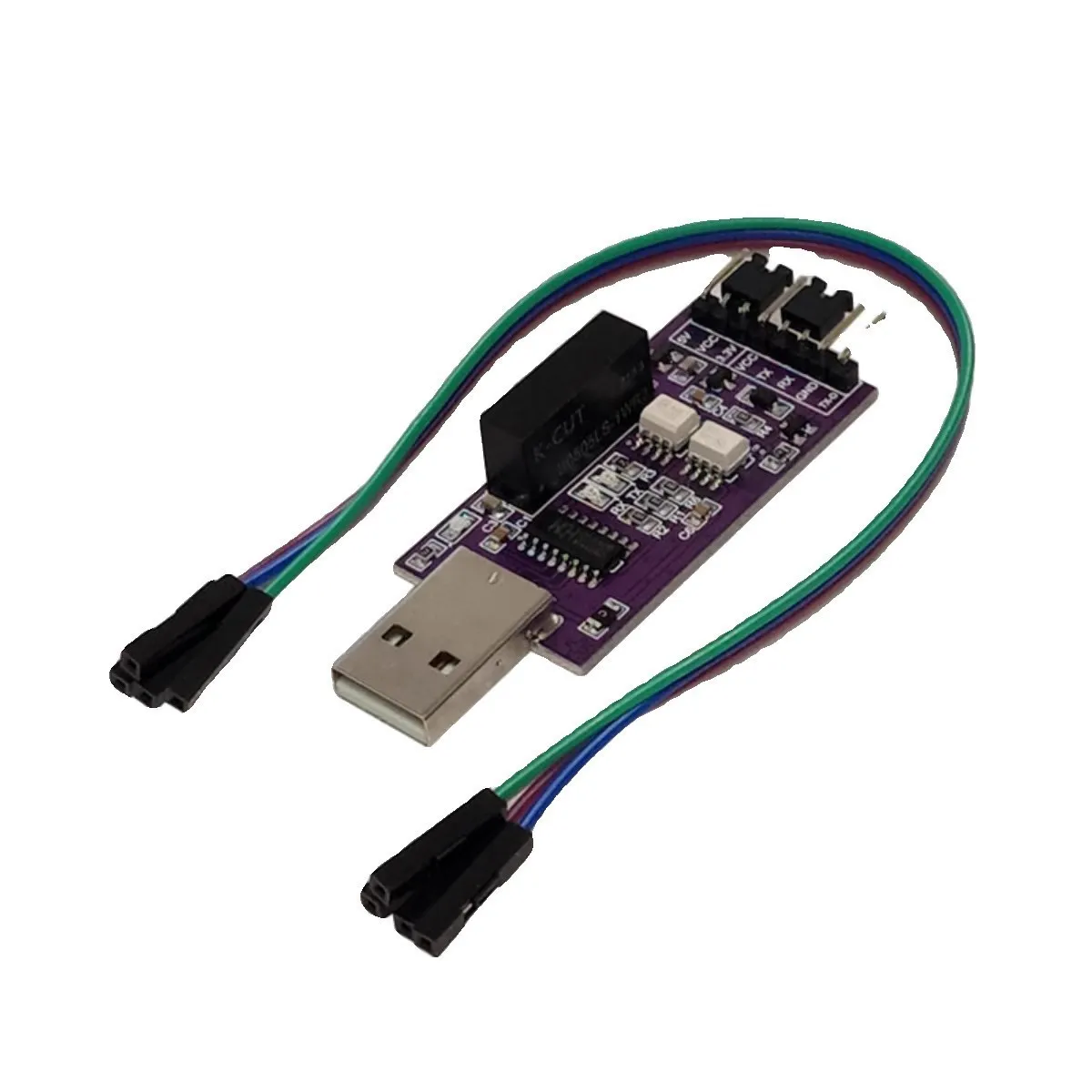 1 szt. Optycznie izolowany port USB na port szeregowy 5 V 3,3 V optycznie izolowany port USB na port szeregowy TTL CH340 UART