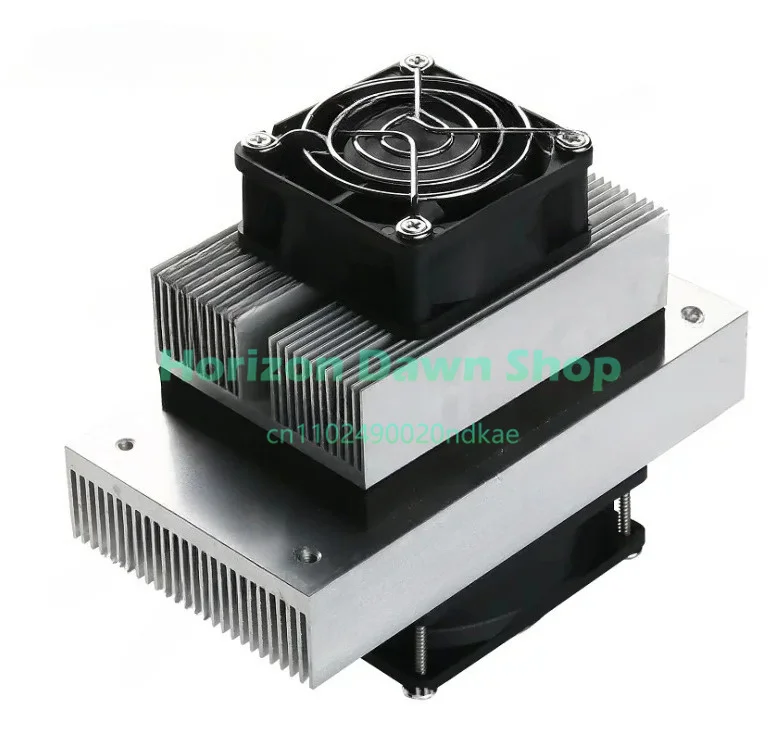 12V semiconductor refrigeration chip cooler, electronic heat sink, dual fans, high-power components, high performance