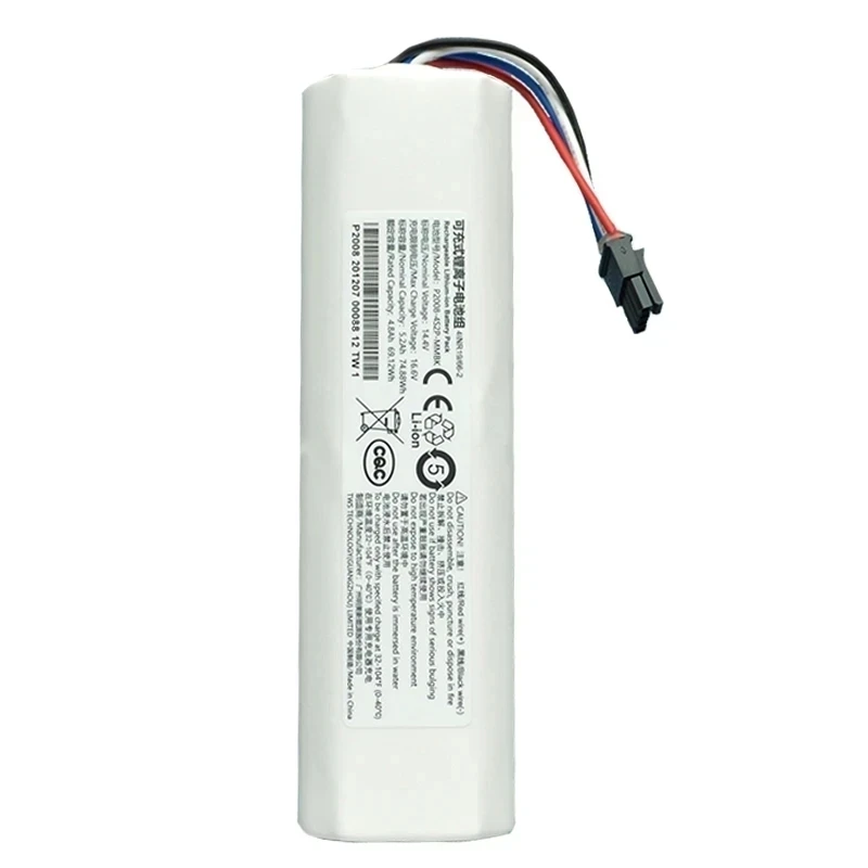 100% batteria originale per Dreame Robot aspirapolvere D9 F9 L10 L10 Pro 6500mAh batteria agli ioni di litio 4 inr19/66-2