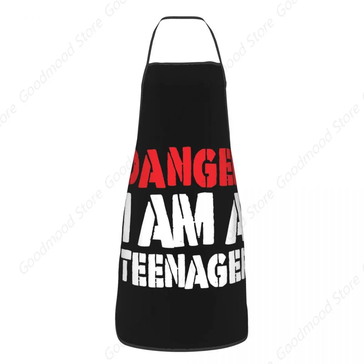 Danger I Am A Teenager - Funny 13th Birthday Gift Aprons Chef Cooking Tablier Bib Kitchen Cleaning Pinafore for Women Men