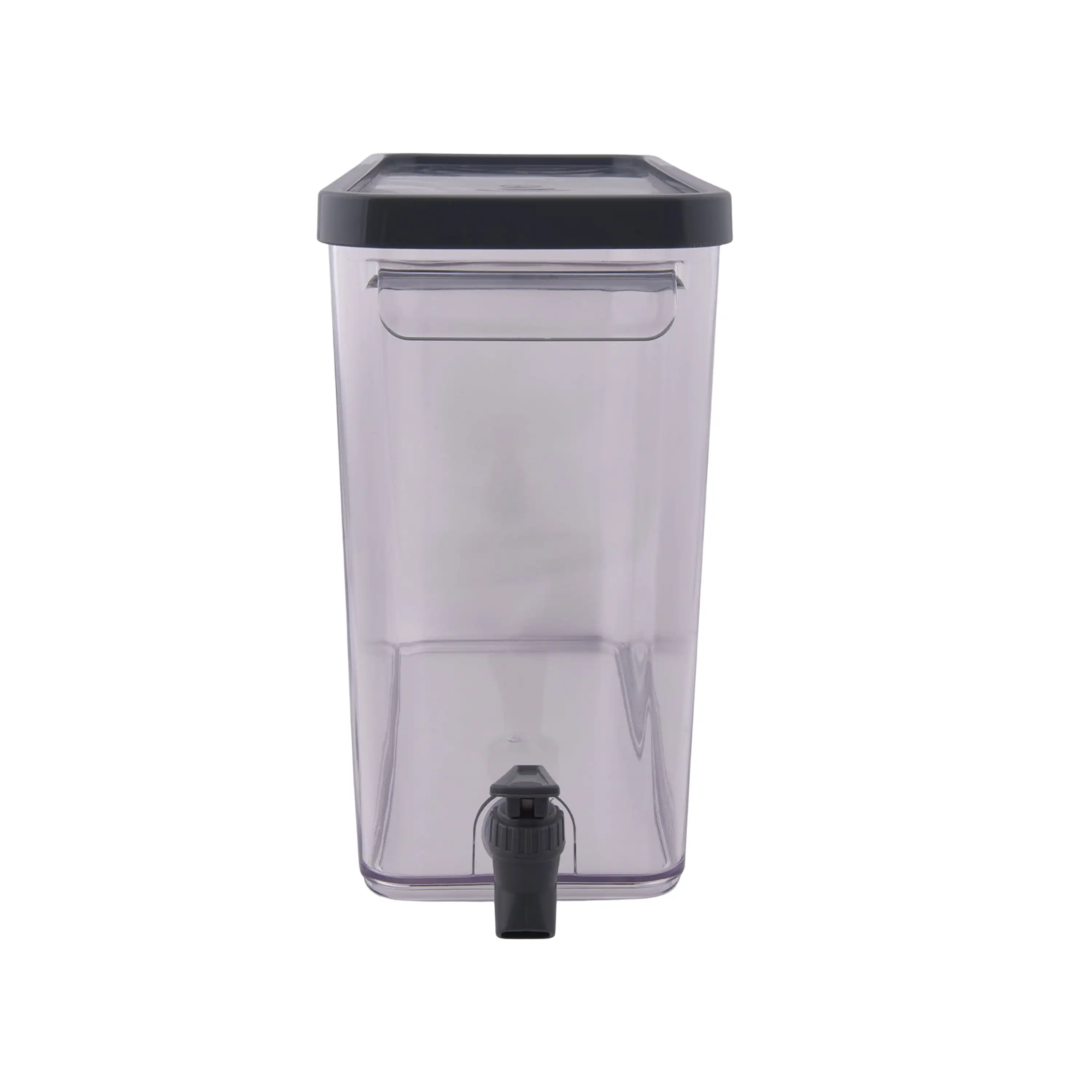 2-Gallon Acrylic Slim Fridge Dispenser, Gray, 1.98 lb