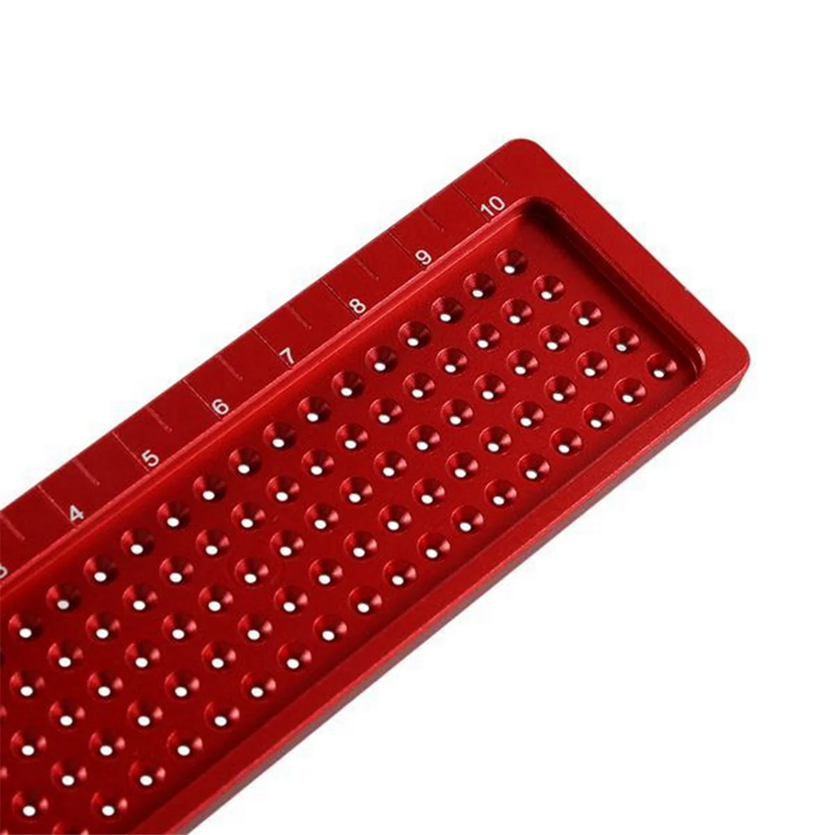 A79G Woodworking Scribe T100 Hole Scribe T-Type Ruler Hole Scribing Ruler Line Drawing Marking Gauge DIY Measuring Tools