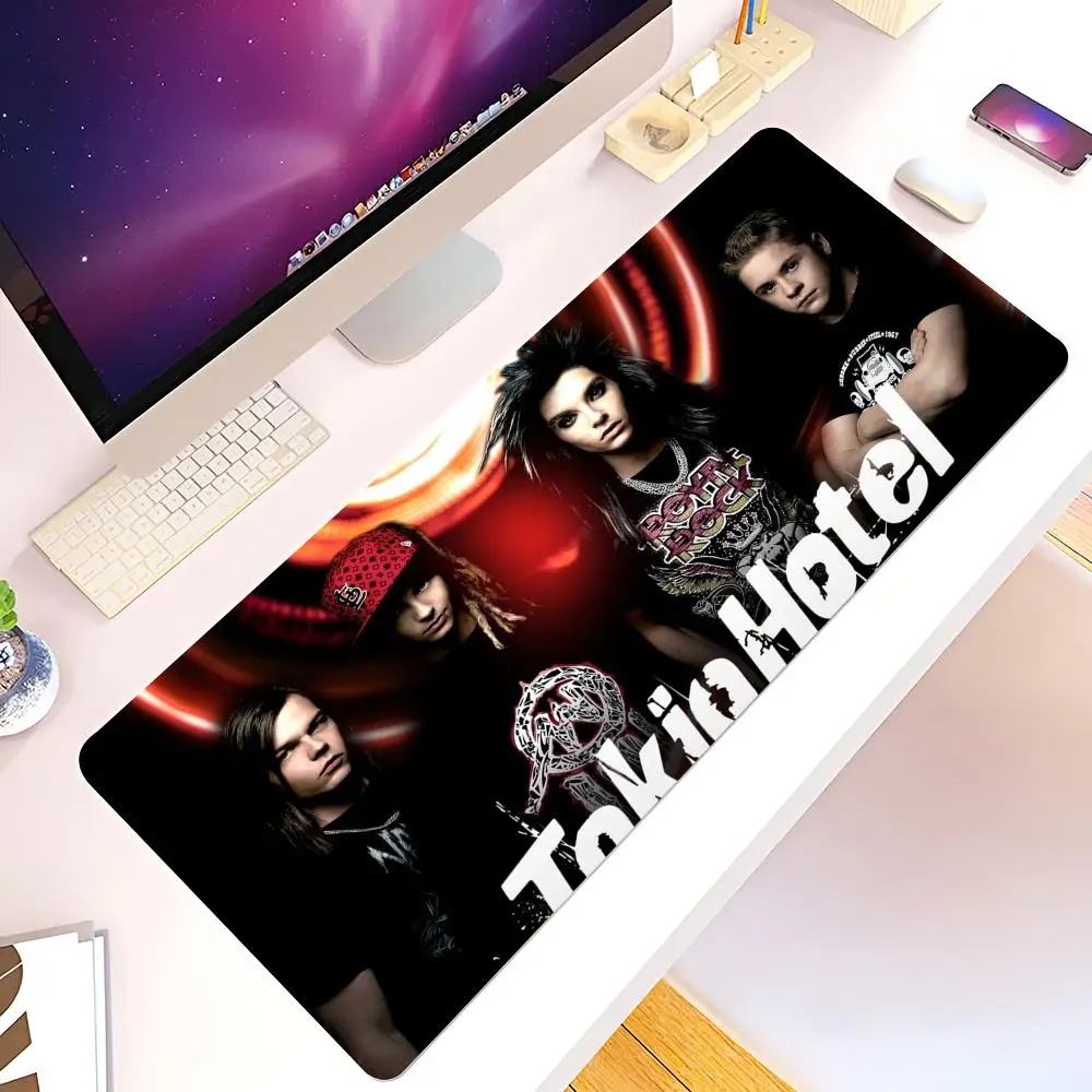 Tokio Hotel     Mouse Pad Game mouse pad face gamer desk pad mouse pad carpet accessories table pad