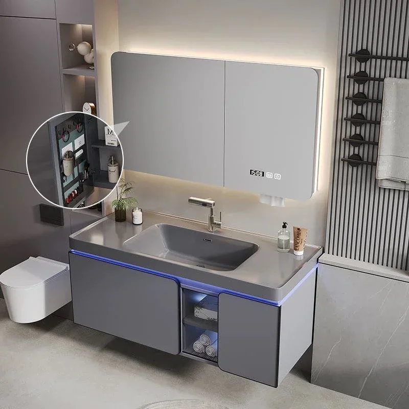 

Ceramics Toilet Bathroom Cabinets Vintage Storage Mirrors Shower Bathroom Cabinets Makeup Vanity Armadi Aperti Home Furniture