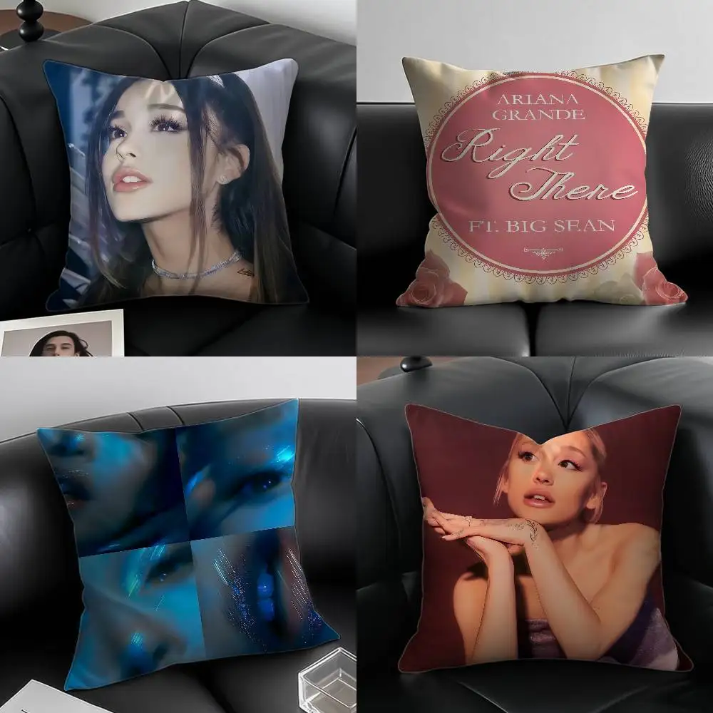 

A-A-Ariana Pillow Case Custom Printed Brushed Fleece Pillow, Baby Skin-Touch, Eco-Friendly Dye-Sublimation Cushion For Home Deco
