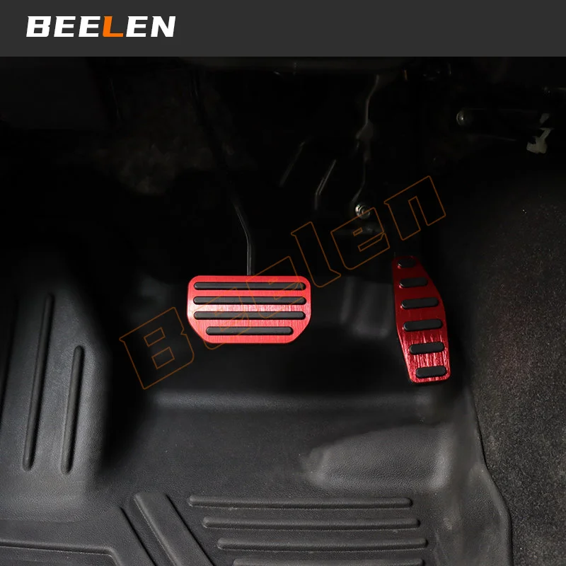 

Для Suzuki Jimny JB64 JB74 2019-2026 AT MT: педали из нержавеющей стали, педаль упора для ноги (Dead Pedal) ​ Дэд-педал ​ Дэд-педал ​