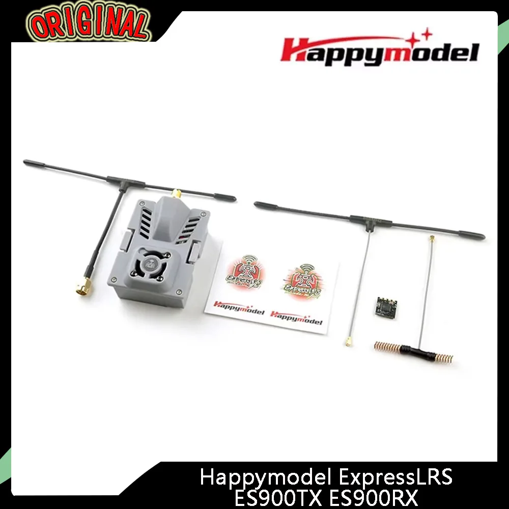 

Happymodel ExpressLRS ES900TX/ES900RX Long Range Module 915/868MHz-Low Latency for Radiomaster TX16S Jumper T12 T18 FPV RC Drone