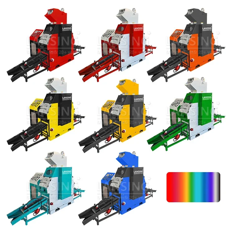 LANSING Automatische Schroot Kabel Separator Machine Koperen Granulator Koperdraad Schroot Recycling Machine