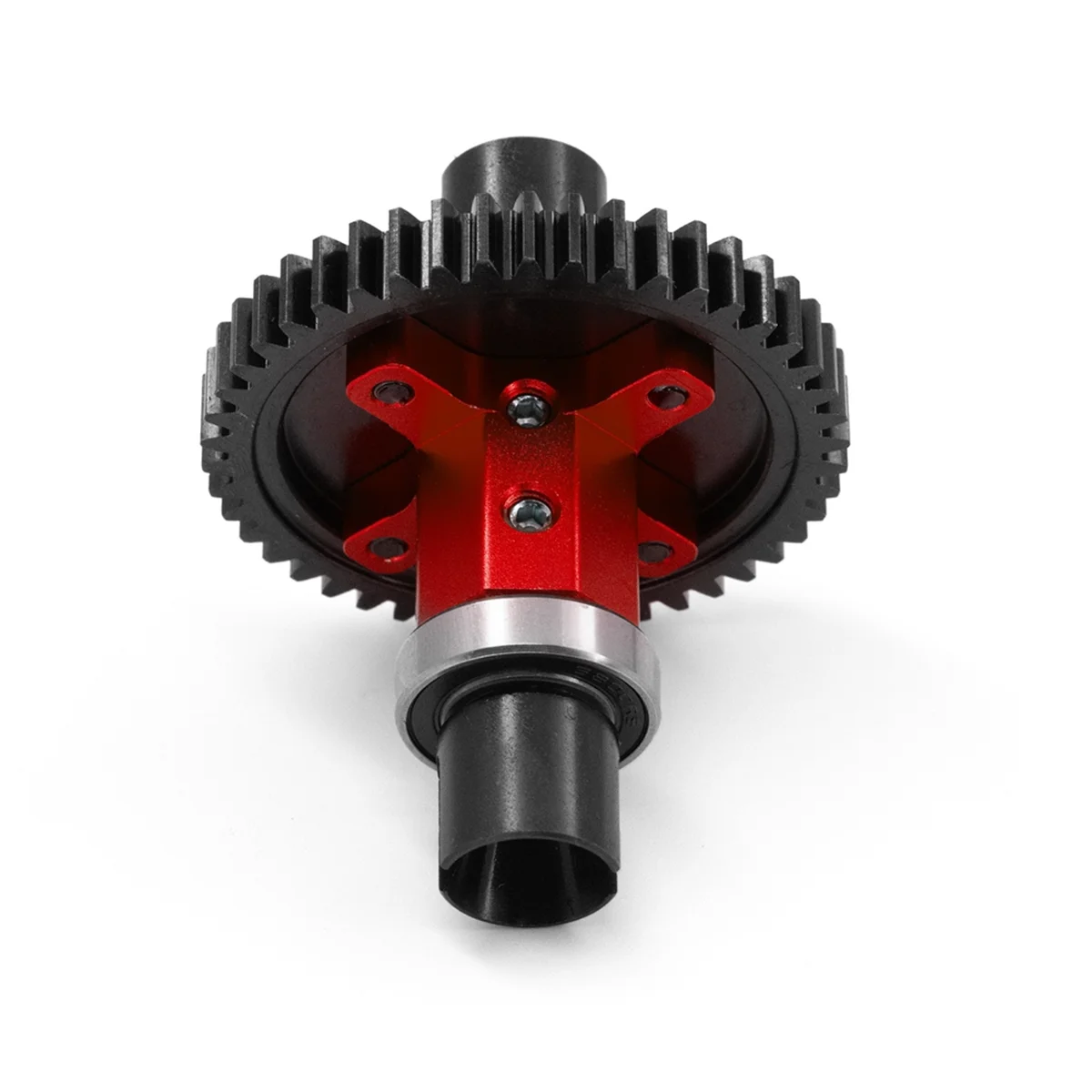 ABZW RC Car 46T centre straight shaft Spur Gear Assembled Center Diff For Traxxas 1/8 4WD SLEDG RC Car accessories Red