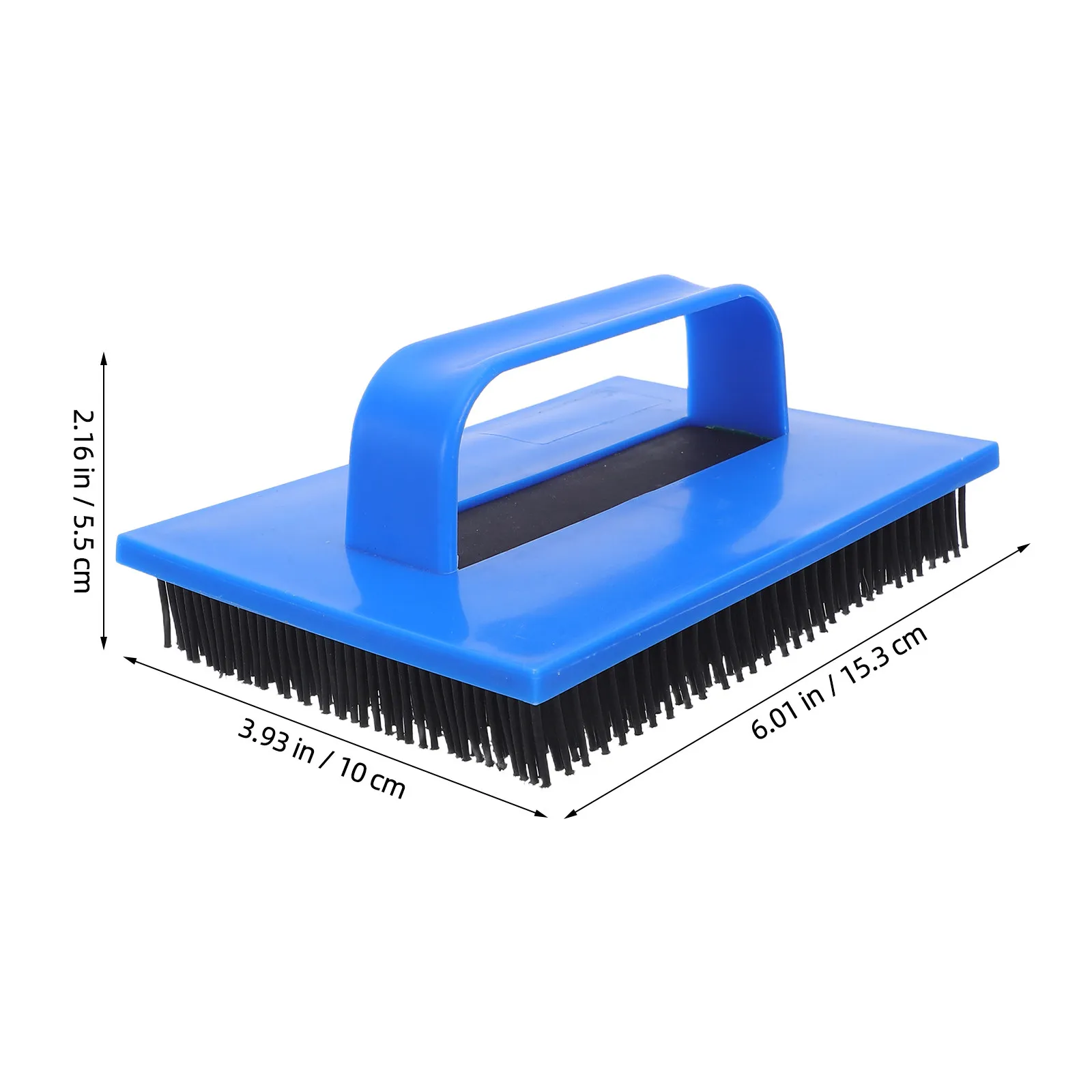 Texture Paint Brush Tool for Wall Art Decoration 15.3x10cm High-Density Hair Ergonomic Handle Professional Texture Comb Brush