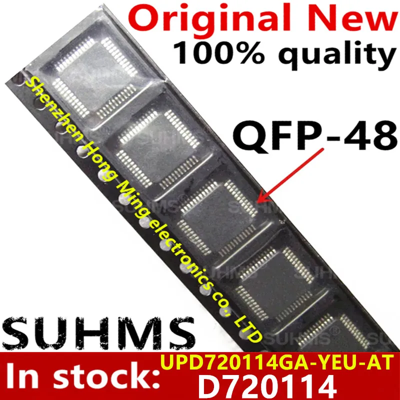 

(10piece)100% New D720114 UPD720114 UPD720114GA UPD720114GA-YEU-AT QFP-48