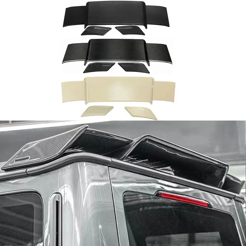 Car Styling New Brabus Style Roof Rear Spoiler Top Tail Wing For Benz G Class G500 G550 G63 G350 W464 2019-2022