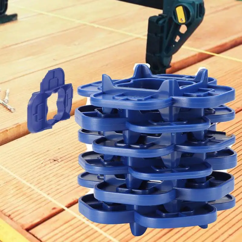 Deck Board Spacers 6-Pieces Multi-Size Decking Board Spacing Tools Precision Control Board Alignment Gear For Basement Park