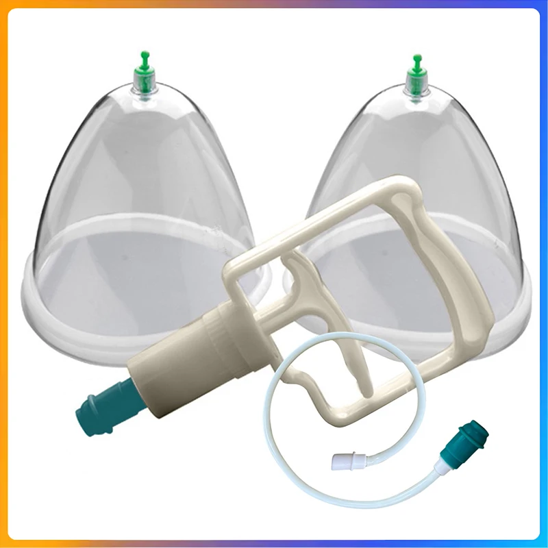 Breast & Buttocks Enlargement Massager Pump Suction Machine Vacuum Therapy Butt Enhancement Massage Device Cupping Cups Lifting
