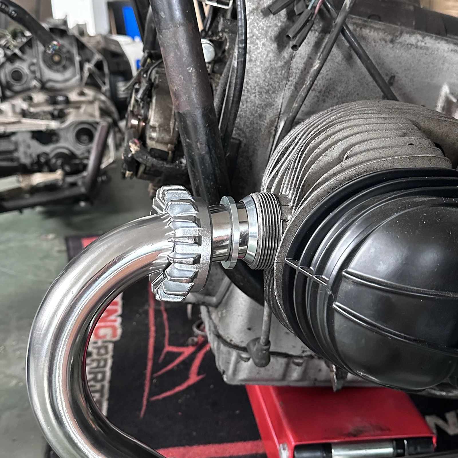 Cafe Racer R Serie For R65 R75 R80 R100 35MM/38MM/40MM Clamping Ring Manifold Gasket Motorcycle Bend Exhaust Gasket Connecting