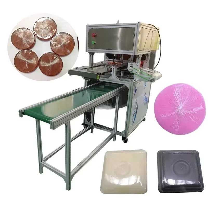 Customized Transparent Film Wrapping Machine For Square Bar Soap Soap Shrink Packaging Equipment