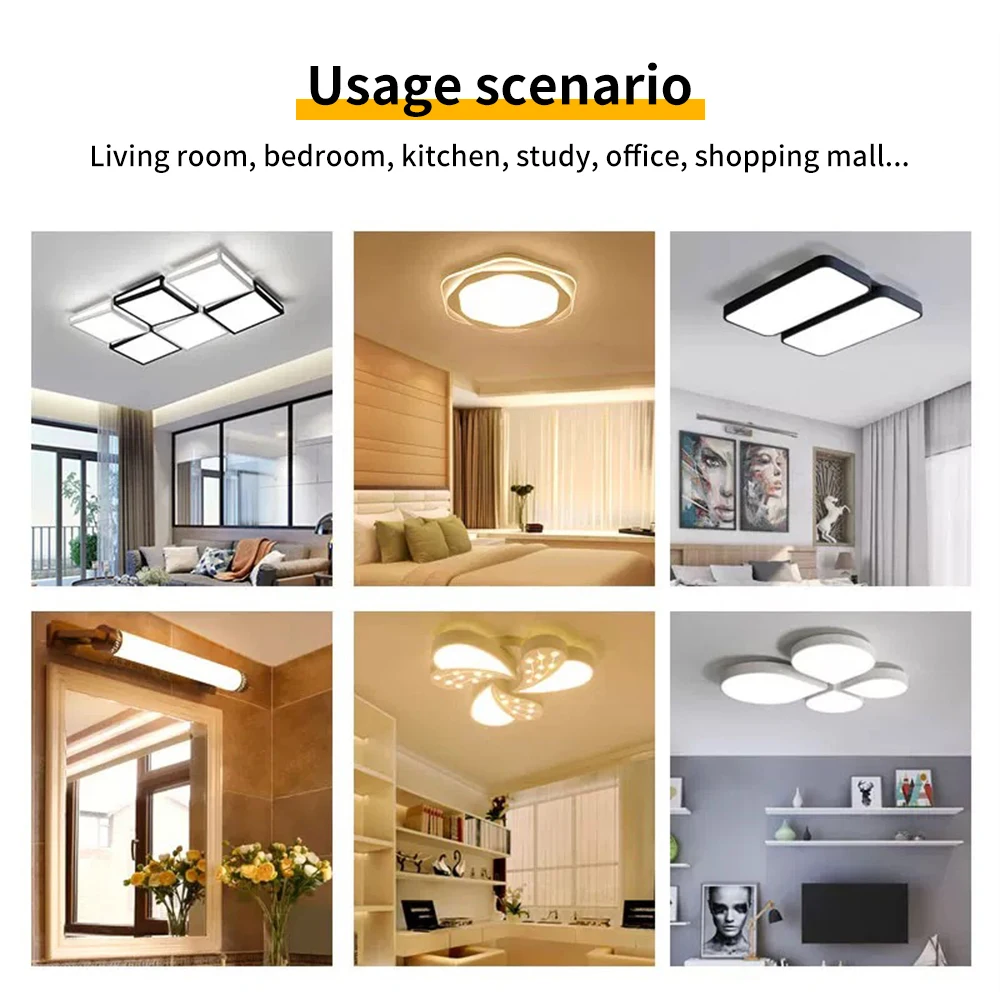 LED module bar 220v ceiling light LED panel 15W21W30W replacement LED light with 15cm41cm52cm living room bedroom ceiling light