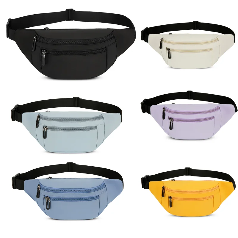 New Casual Waist Bag, Outdoor Sports Men's and Women's Chest Bag, Multi-functional Large-capacity Single-shoulder Crossbody Bag