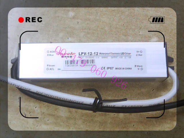 

[JIYUAN] Heng Wei waterproof switching power supply 12V1A LPV-12-12 12W --5PCS/LOT