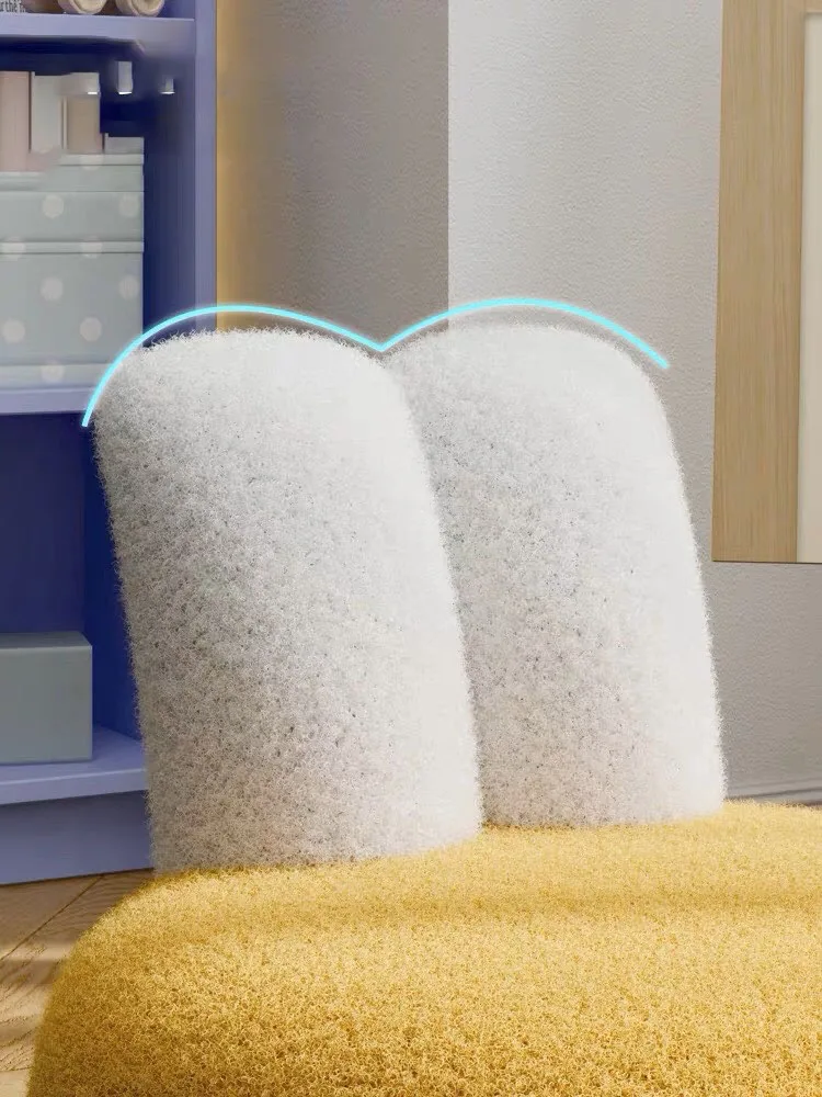 Banco creativo con forma de conejo para niños, taburete con respaldo, taburete bajo de madera maciza para el hogar, sala de estar, silla pequeña, 어이