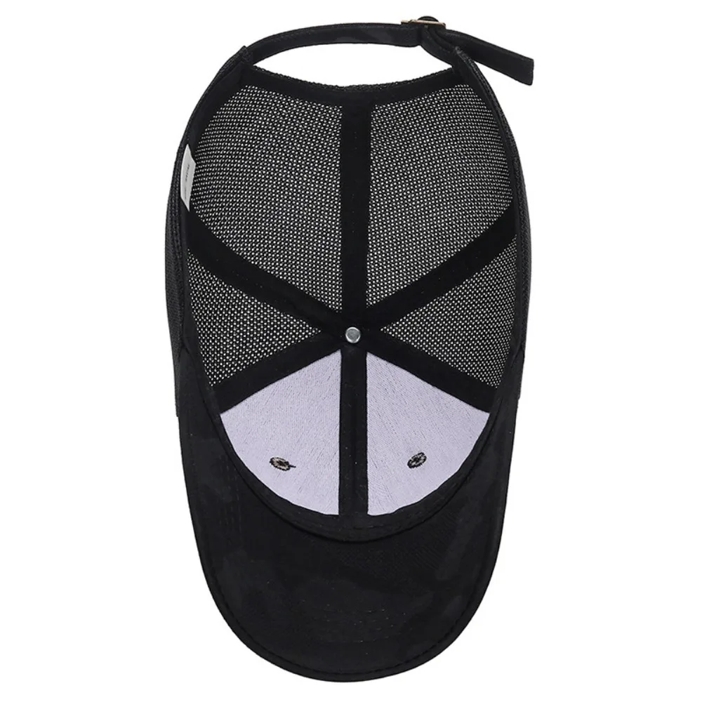 قبعة بيسبول شبكية مريحة للحماية من الشمس ، قبعات سائقي الشاحنات التمويه القابلة للتعديل ، أزياء الصيف