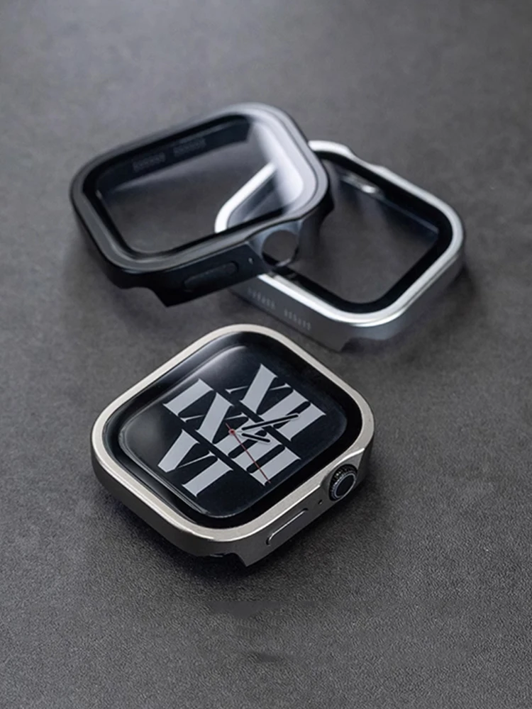 

Waterproof Metal Case For Apple Watch Ultra 2 10 9 8 7 HD Glass Drop Resistant Protect Cover For iWatch 42mm 44mm 45mm 46mm 49mm
