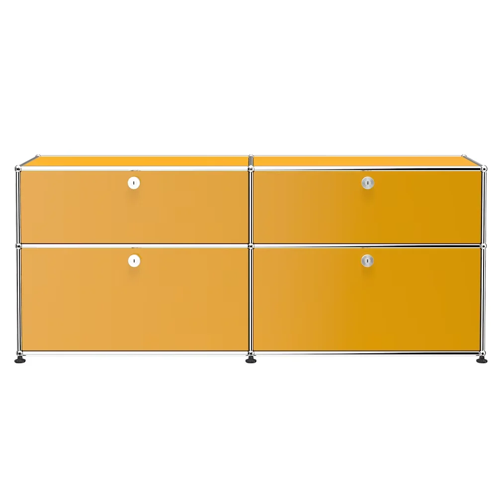 Modern Modular Stainless Steel Cabinet Medieval Module Cabinet Combination With 2 Doors