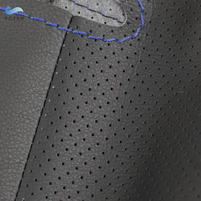 

Перфорированный кожаный чехол на руль автомобиля для Jeep Renegade 2015-2019 Compass 2017 2018 для Fiat Toro 2017-2019 Tipo