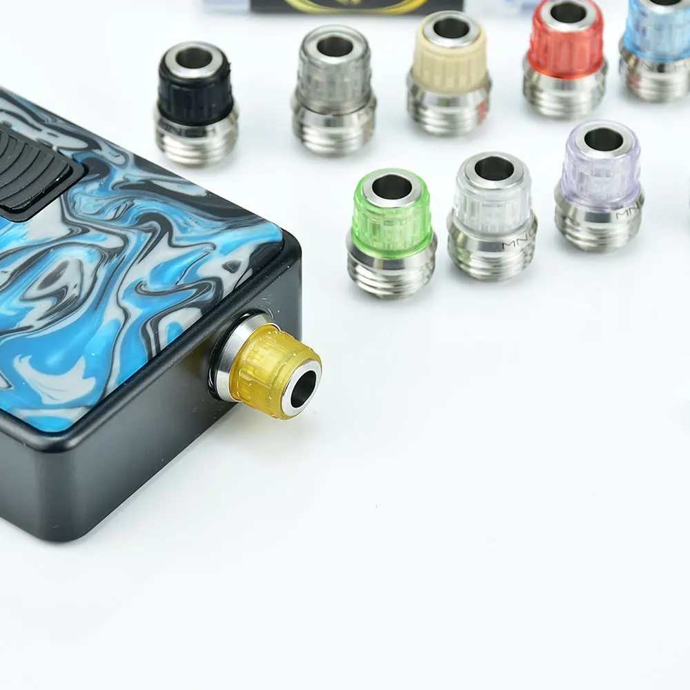 Wolfcoolvape Monarchy MNCH perilla estilo Punta de goteo para BB / Billet / Boro AIO Box Mod