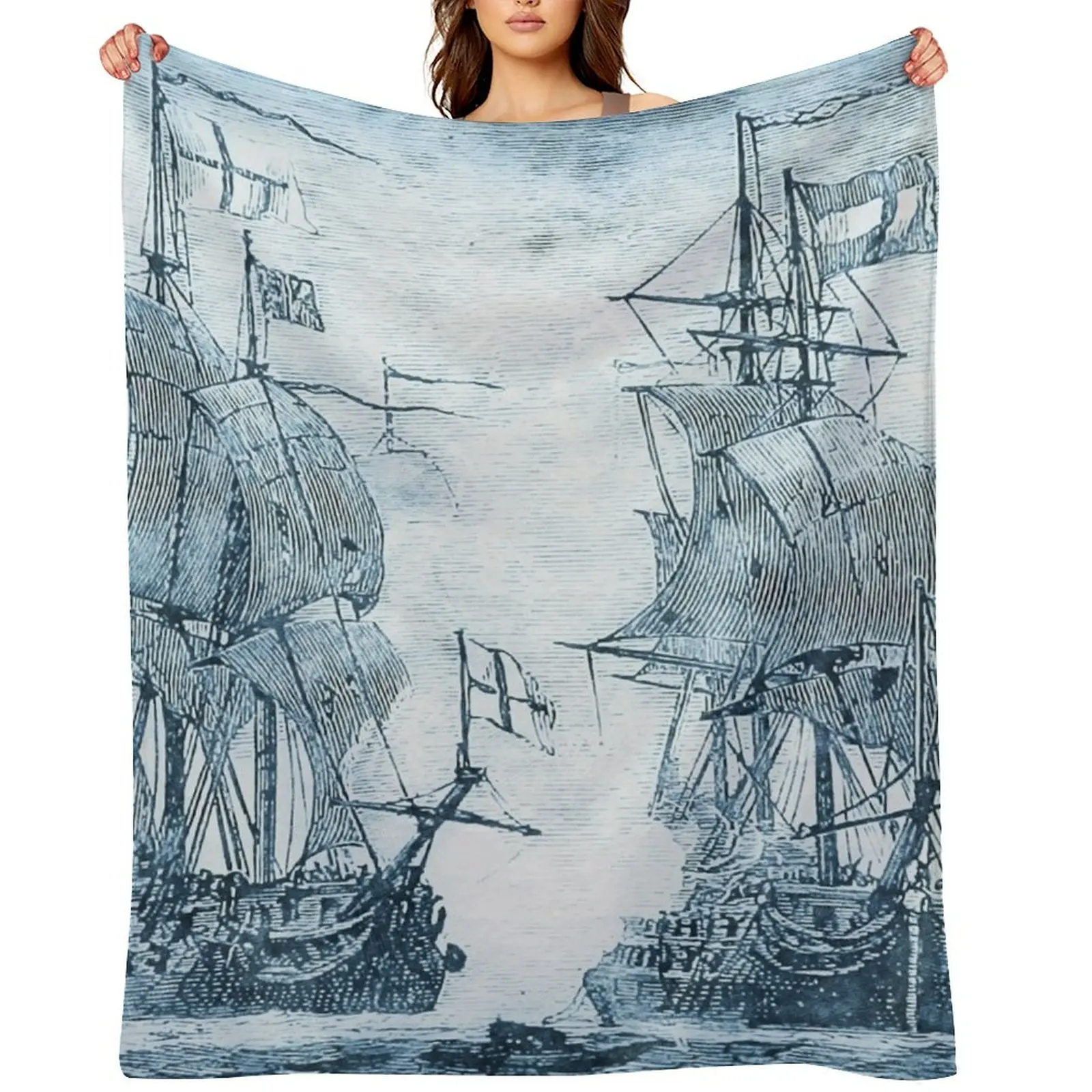 

Black Sails Throw Blanket Soft Flannels Soft Plush Plaid Tourist Blankets