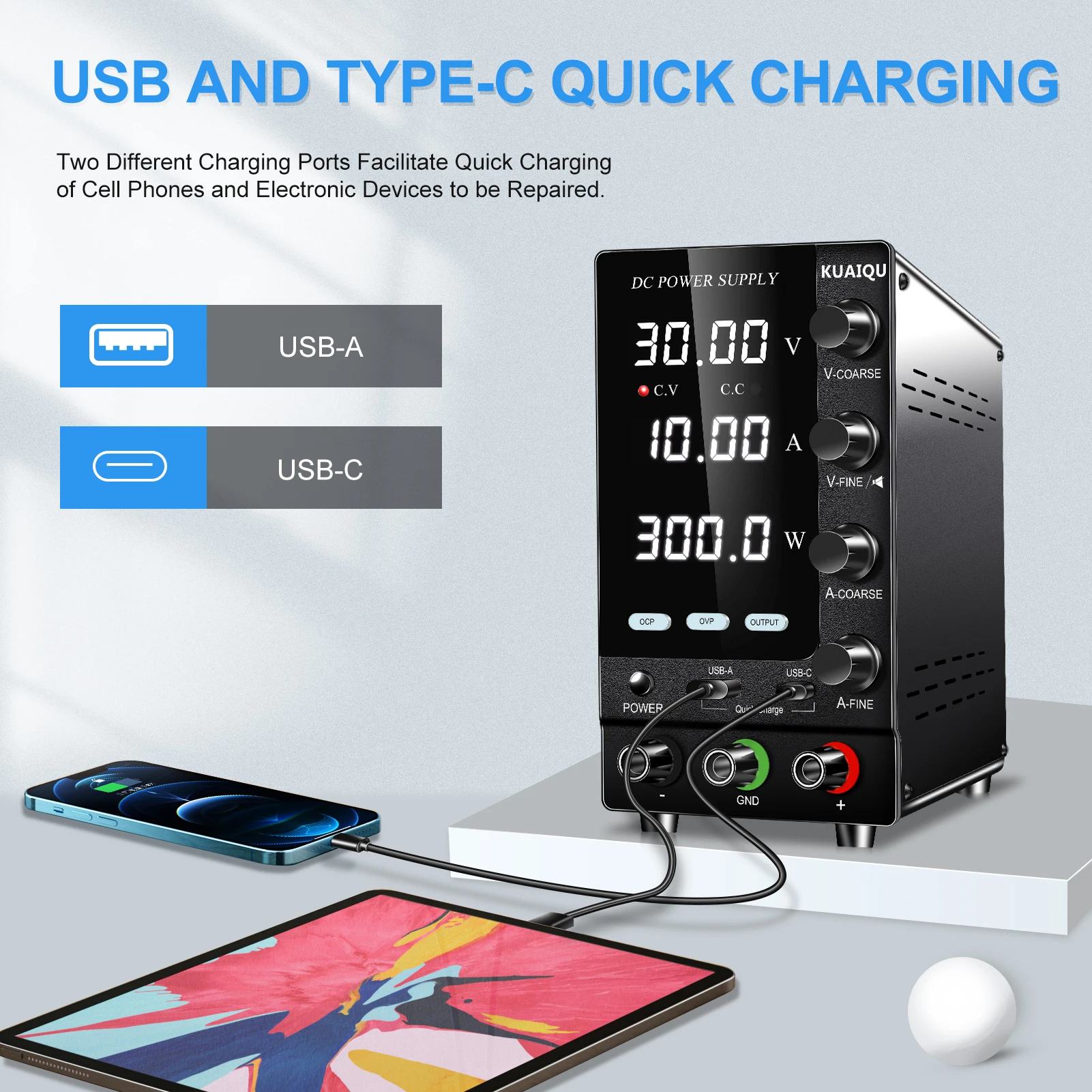 Switching Bench Power Supply Adjustable 30V 5A 10A 60V 120V Optional OCP OVP OUTPUT Variable Power Supply Voltage Regulator