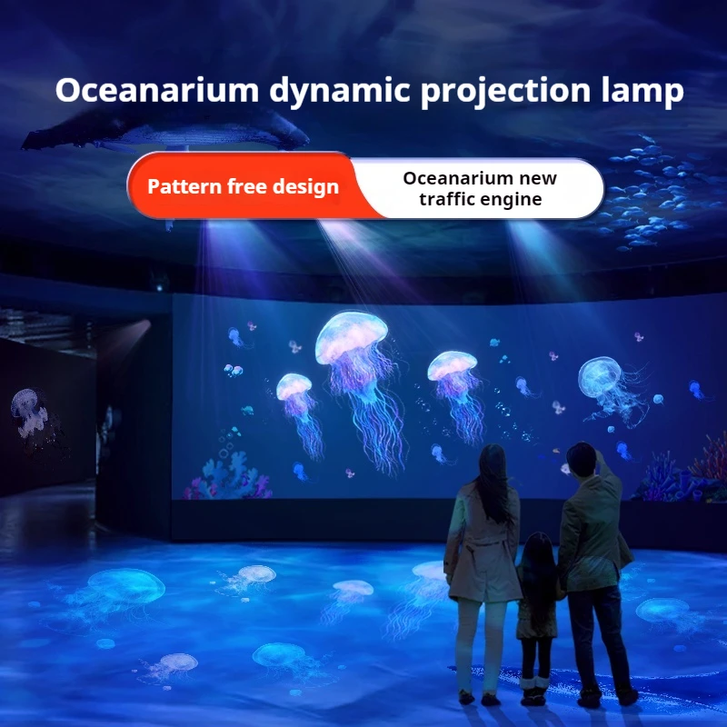 Dynamic Floating Flag Projector Light Customizable LED Decor for Stores Parks Events Floating Shadow Light Projector