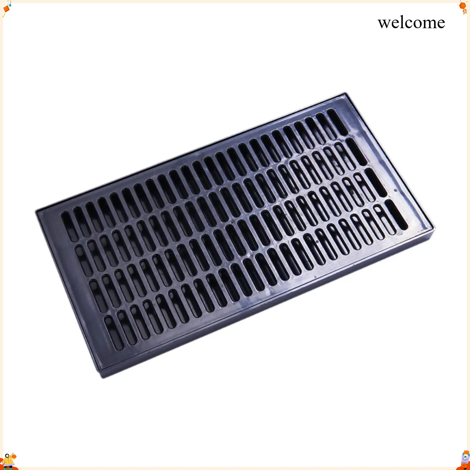 

Beer Drip Tray Multifunction Easy Carrying Lightweight PP material Steel Keg Drip Tray for Restaurant Tea Room Household Hotel