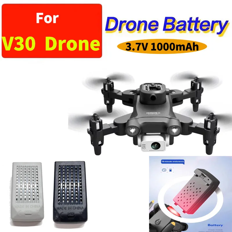 4DRC V30 Mini Drone Battery Original 3.7V 1000mAh 4D-V30 Battery V30 Battery Wholesale