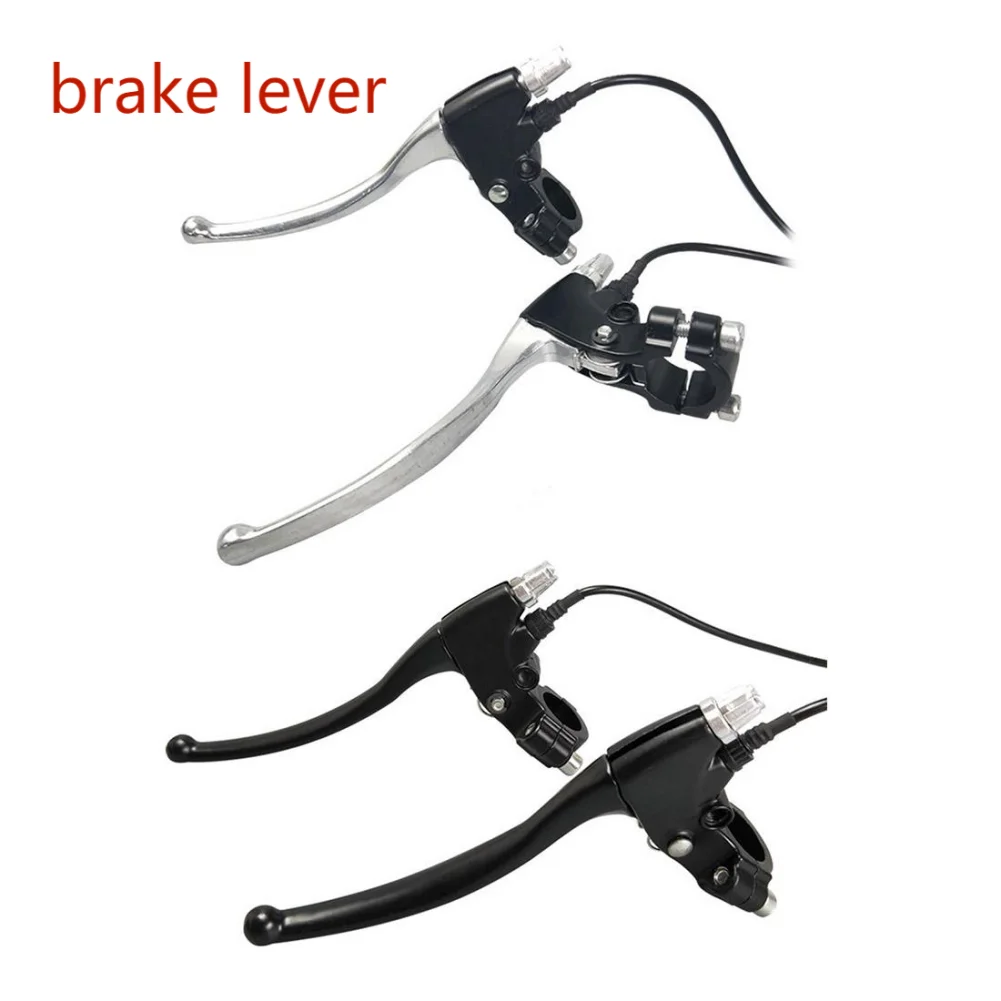 1 Pair E-bike Brake Levers With Cut Off Power Switch For E-scooter Electric Bicycle Aluminum 17.5cm Brake Lever Hot Sale Parts