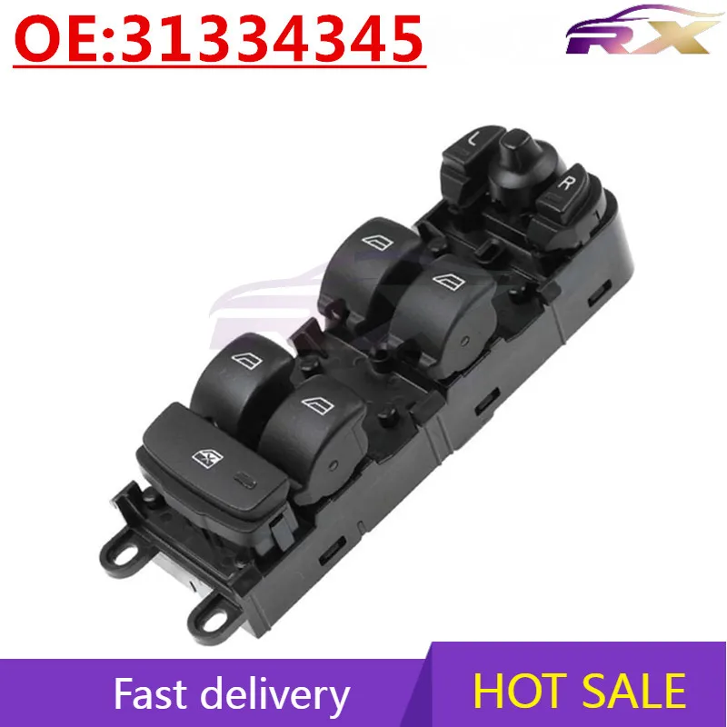 

OEM:31334345 Suitable For Volvo S60L XC60 Glass Lifter Switch Assembly Windows Adjustment Switch